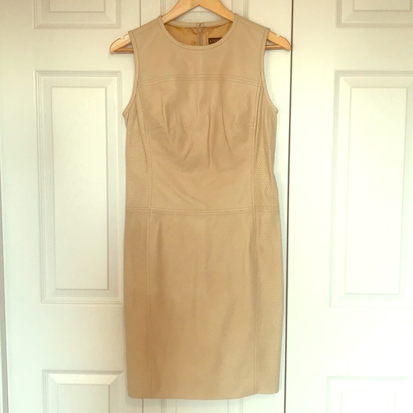 Vintage Leather Ralph Lauren Dress - Picture 1 of 7